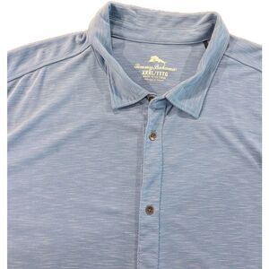 Tommy Bahama Blue Camp Shirt Size 3XL Tencel Blend Resort Men's
